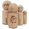 Baby Chick Chicken Christmas Santa Hat Rubber Stamp for Stamping Crafting Planners